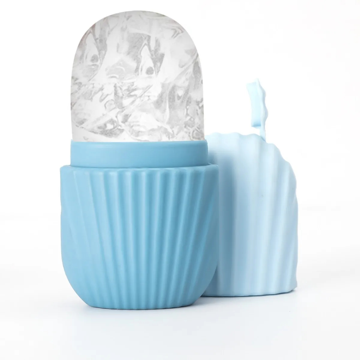 Blue ice face roller