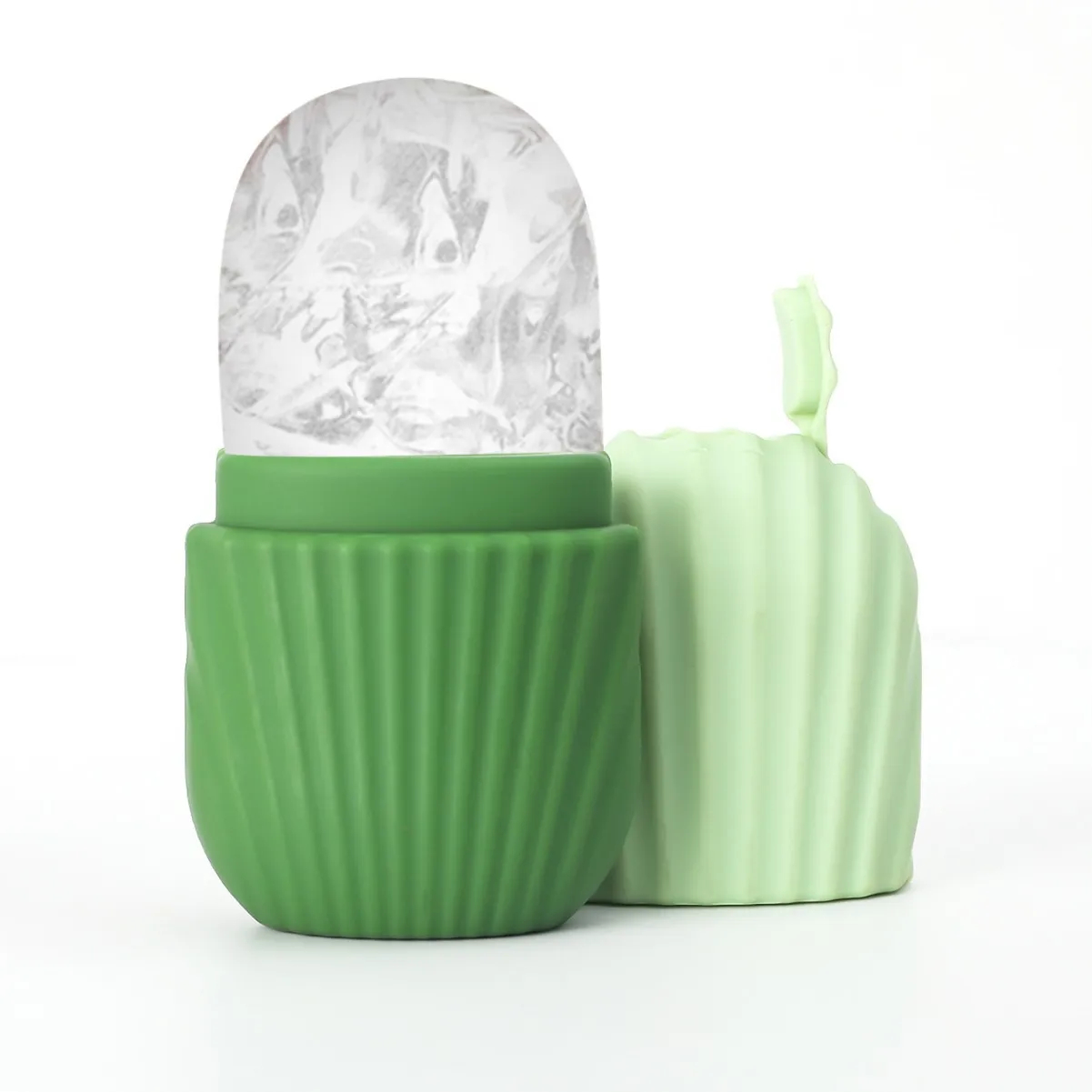 Green ice face roller
