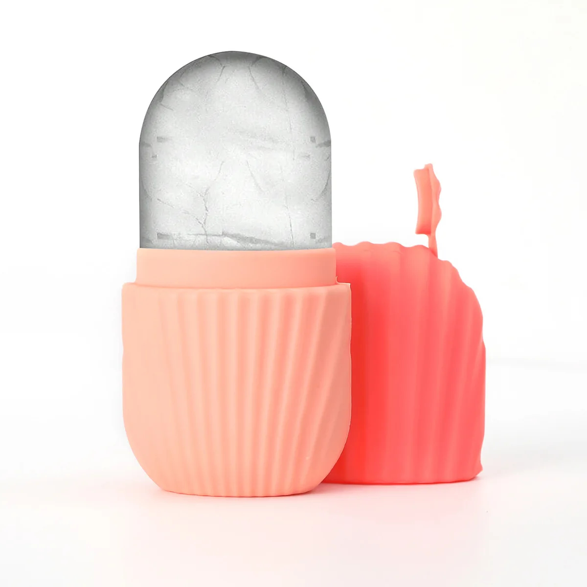 Pink ice face roller