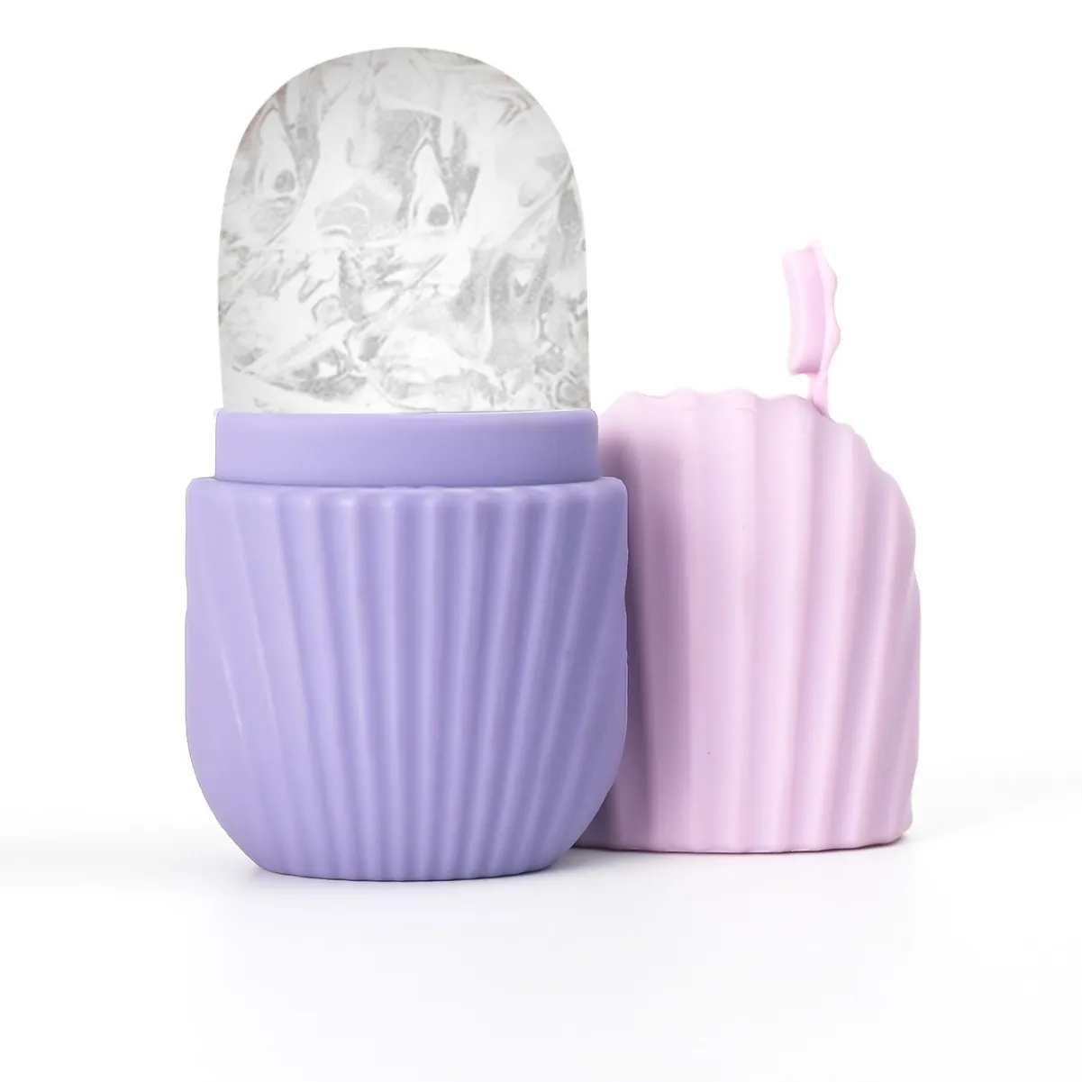 Purple ice face roller