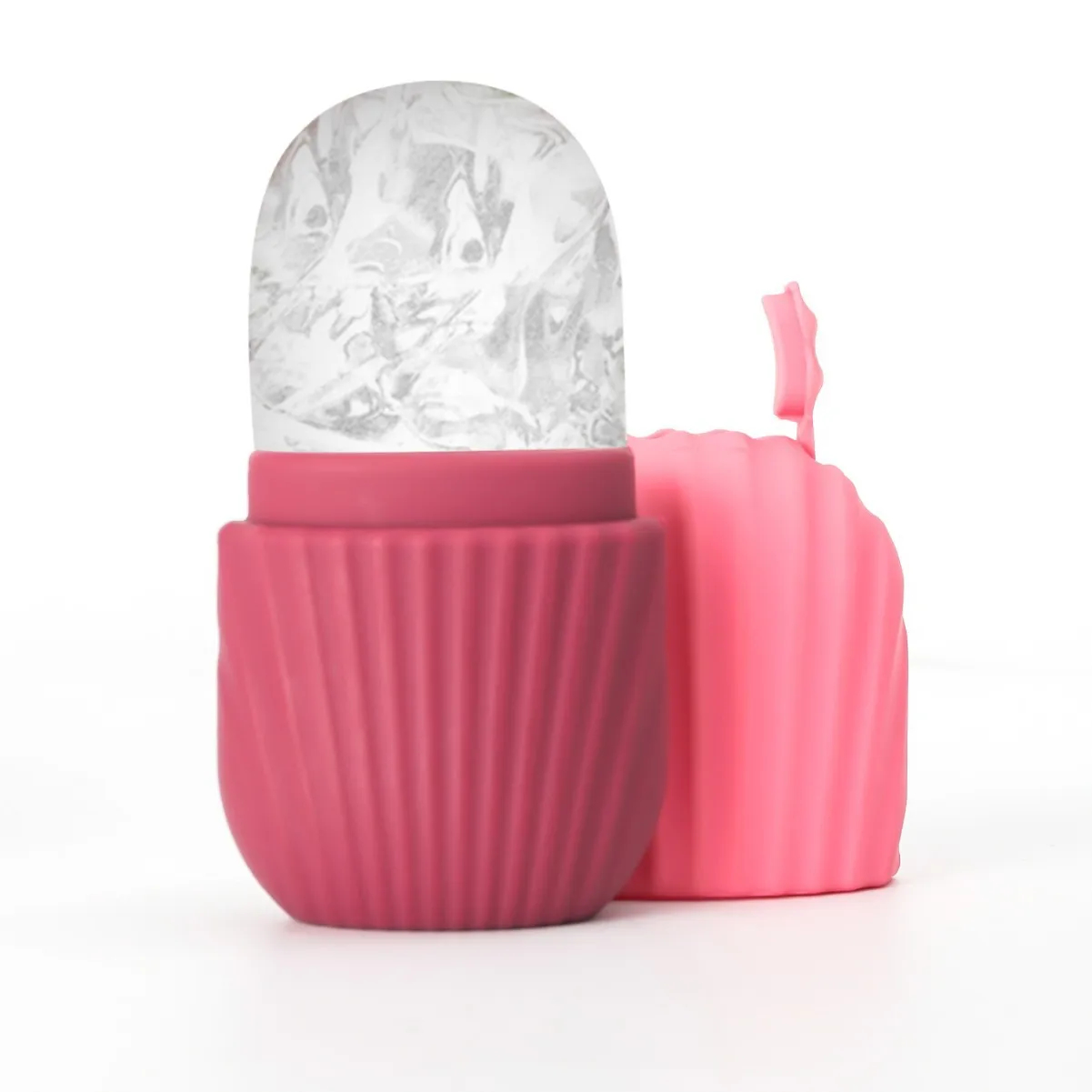 Rose ice face roller
